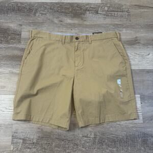 NWT Tommy Hilfiger TH Flex Khaki Shorts Beige Stretch Classic Fit 42W